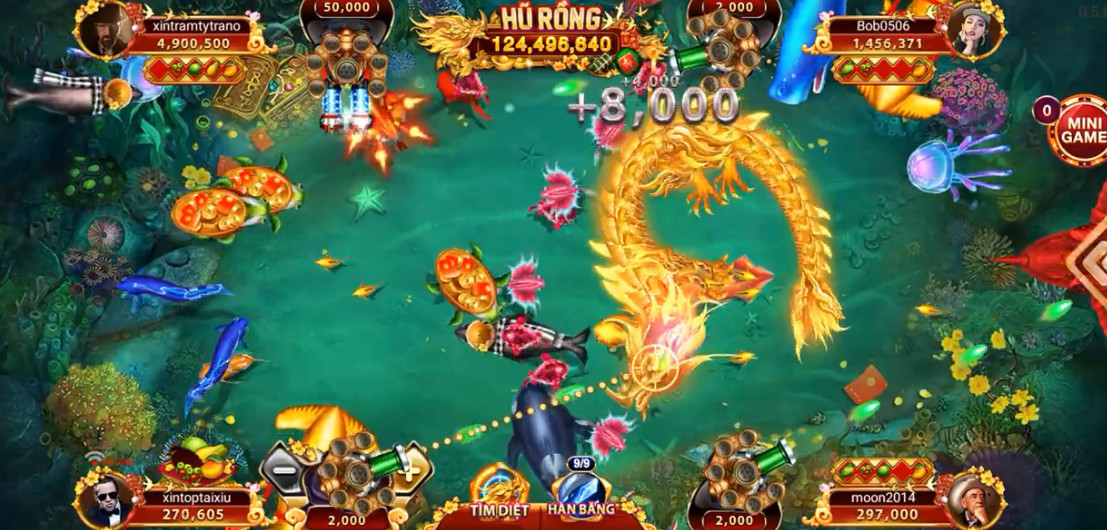 Tỷ lệ đổi thưởng của game bắn cá rồng