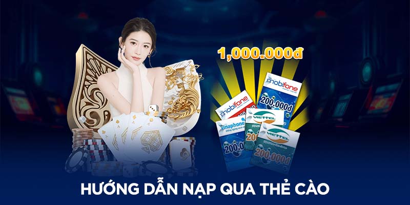 Nạp qua thẻ cào - An toàn, bảo mật