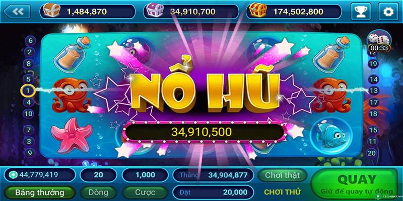 Cổng game Nổ hũ mãn nhãn với hiệu ứng độc đáo